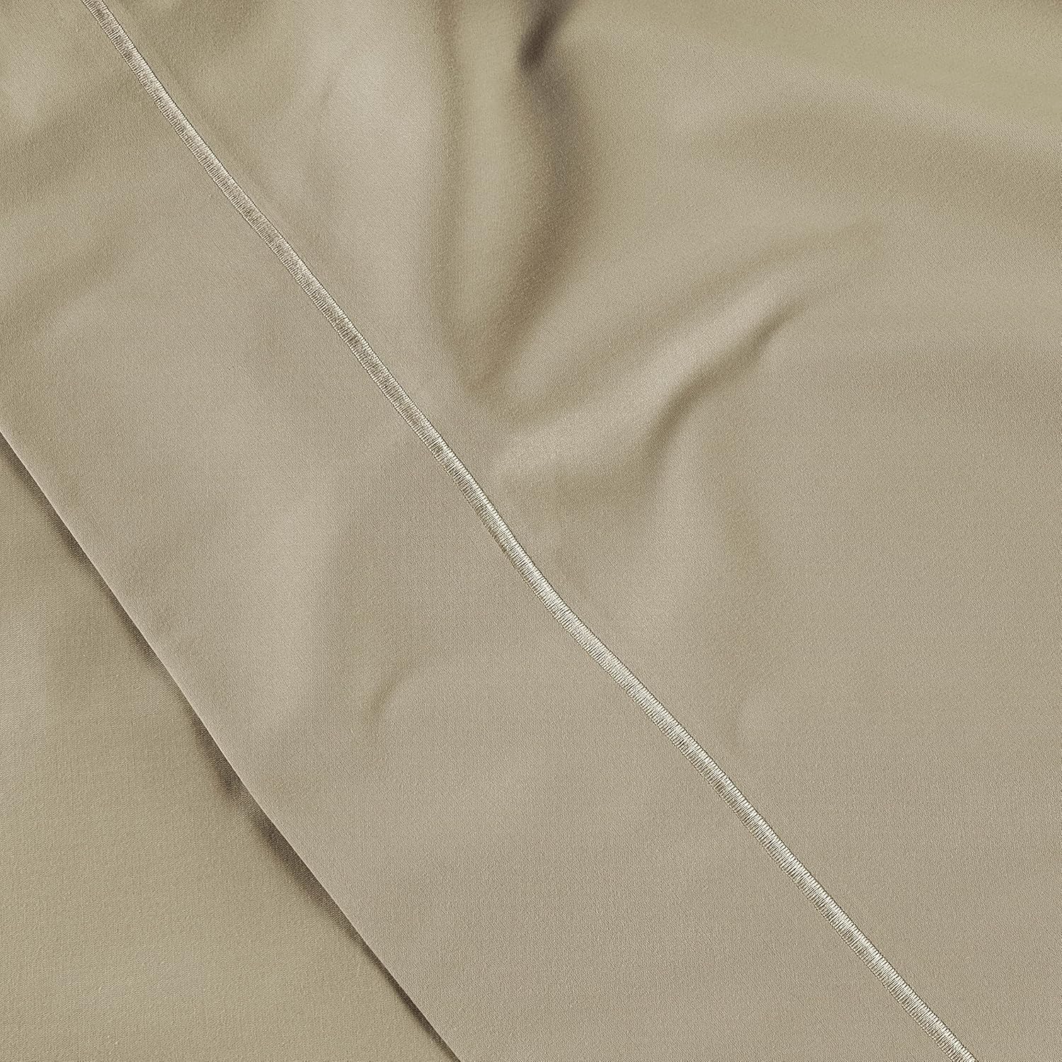 LaneLinen LANE LINEN Pillow Case Covers King Set of 2 100% Egyptian Cotton Sateen Soft Cool & Smooth Cases - Linen Cotton