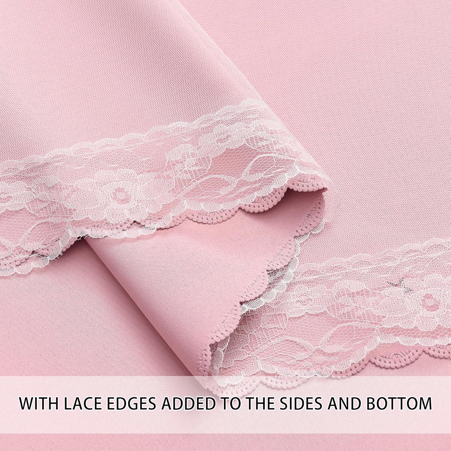 Addsomecolortolife XiDi Pink Curtains for Bedroom, Girls Room Blackout Curtains, Kids Room Darkening Curtains, Light Pink Decor, 1 Panel Li…