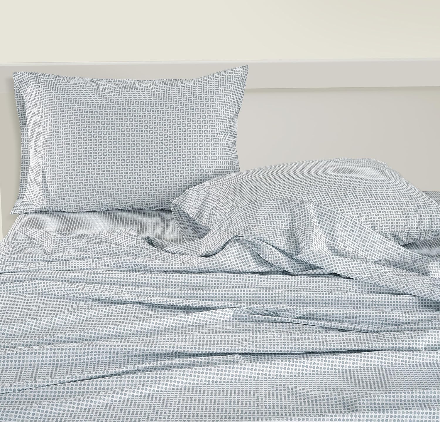 LaneLinen LANE LINEN 100% Organic Cotton Pre Washed Extra Long Twin Sheets Low Pill Fade Resistant Macine Wash Naturally Temperature Regula…