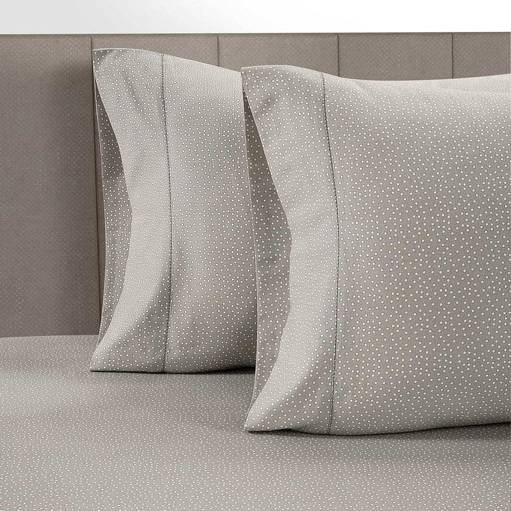 LaneLinen Lane Linen 100% Organic Cotton Pillow Cases Standard Size Set of 2 (20"x26") - Cotton Pillowcases Standard Size - Soft Dotted Pil…
