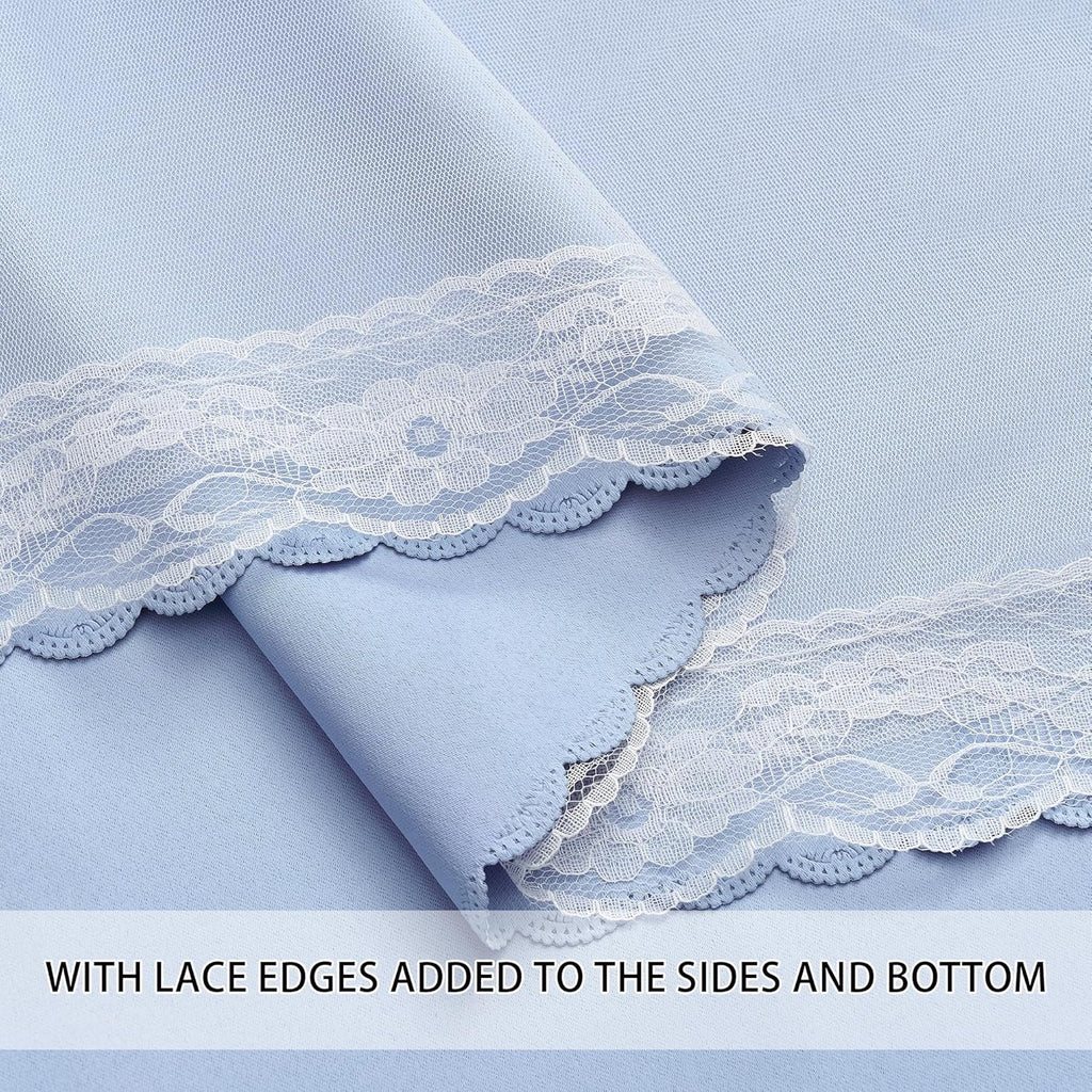 Addsomecolortolife XiDi Blue Curtains for Bedroom, Girls Room Blackout Curtains, Kids Room Darkening Curtains, Light Blue Decor, 1 Panel Li…