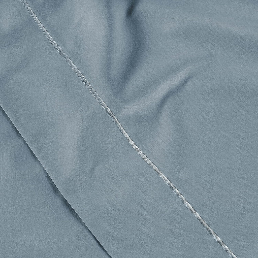 LaneLinen LANE LINEN Pillow Case Covers King Set of 2 100% Egyptian Cotton Sateen Soft Cool & Smooth Cases - French Blue Cotton Blue