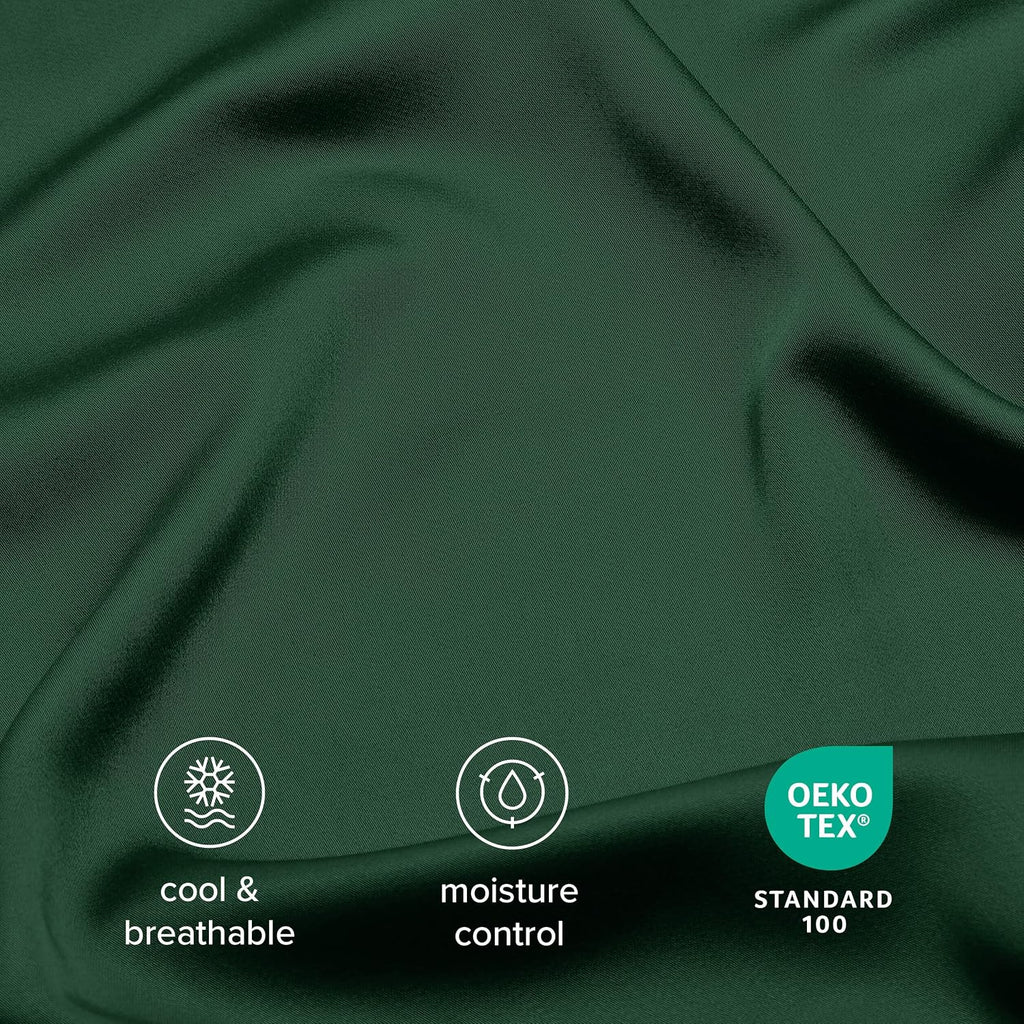 BareHome Bare Home 100% Rayon Made from Bamboo Luxury Body Size Cooling Pillowcase - Breathable - Easy Fit - Soft Bedding & Pillowcase (Bod…