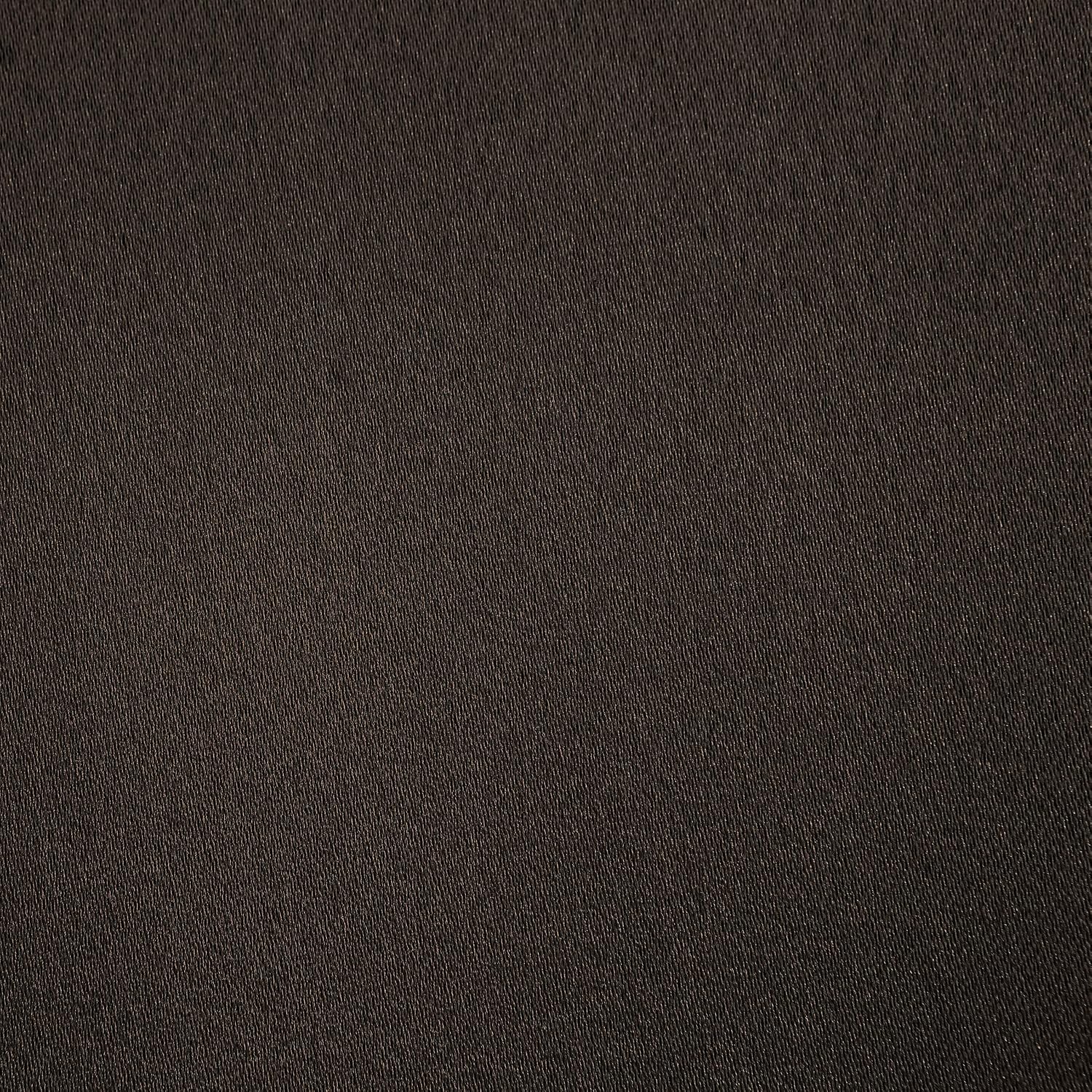 Sun Zero Oslo Theater Grade Extreme Total Blackout Rod Pocket Curtain Panel, 52" x 84", Cocoa