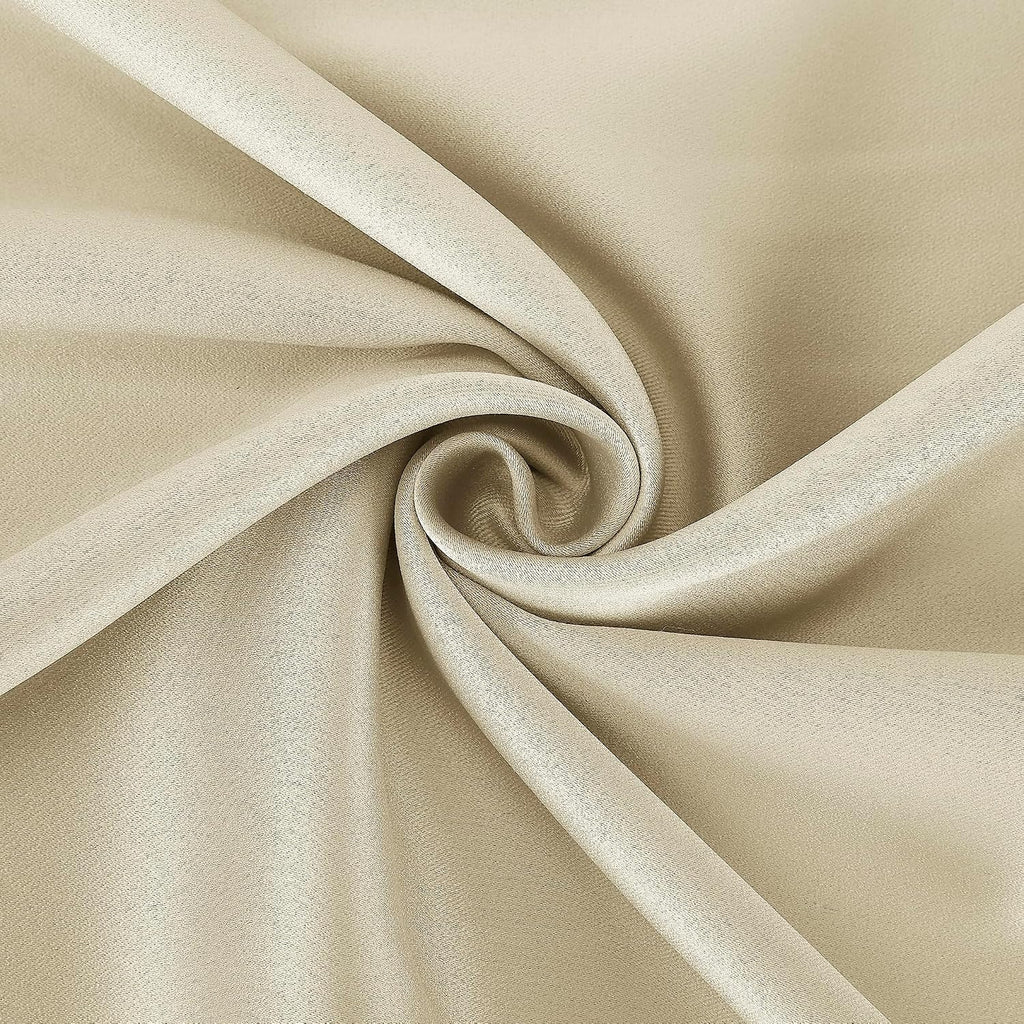 Sun Zero Nordic 2-Pack Theater Grade Noise Reducing Extreme 100% Blackout Grommet Curtain Panel Pair, 52" x 96, Cream Off-White