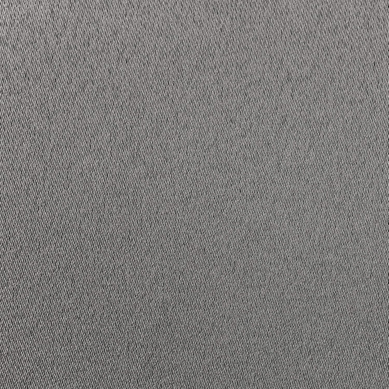 Sun Zero Nordic 2-pack Theater Grade Extreme 100% Blackout Grommet Curtain Panel Pair, 52" x 108", Gray