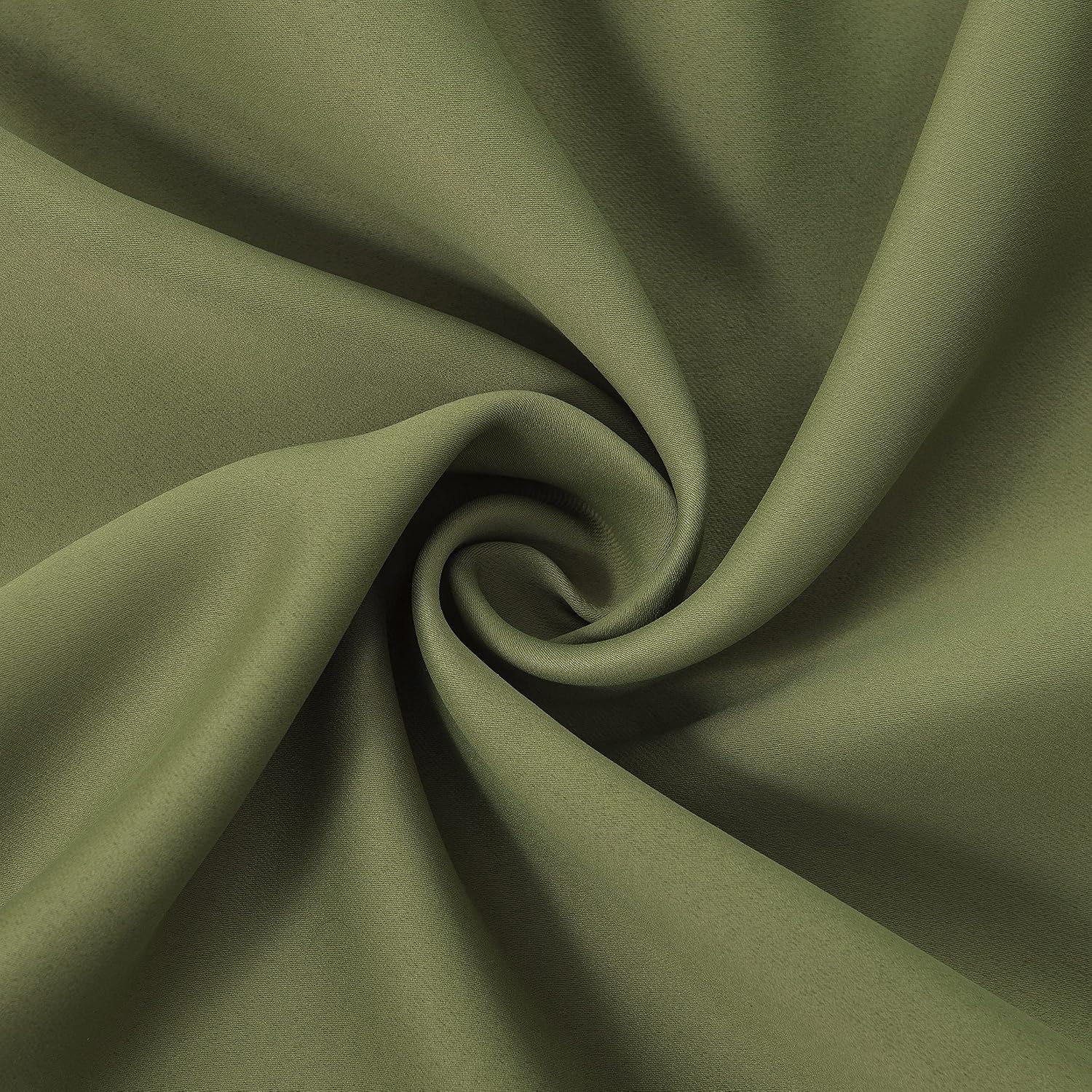 Lemomo Olive Green Thermal Blackout Curtains/42 x 84 Inch/Set of 2 Panels Room Darkening Curtains for Bedroom 84 Inch Green