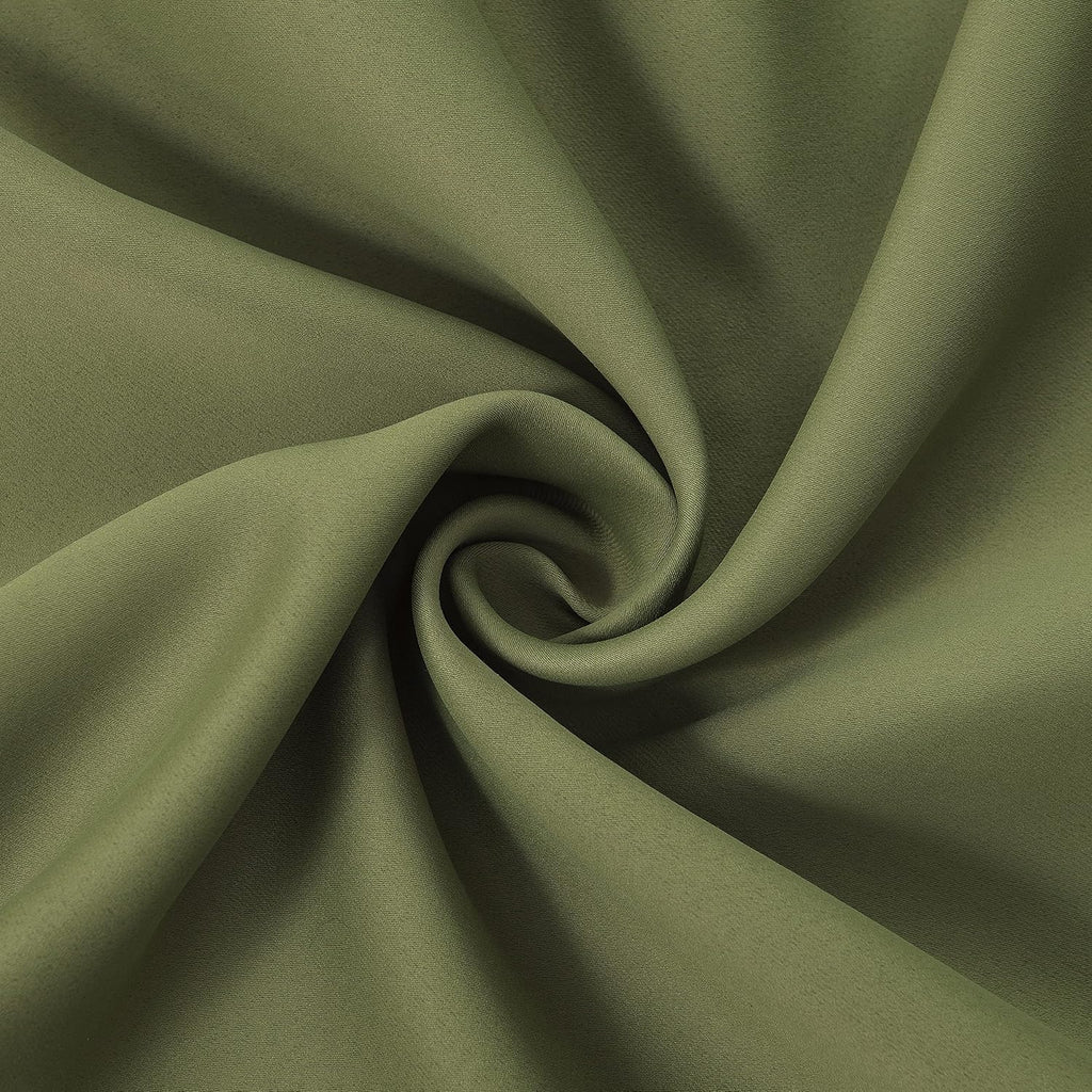 Lemomo Olive Blackout Curtains/52 x 95 Inch/Set of 2 Panels Thermal Insulated Room Darkening Curtains for Bedroom 95 Inch green