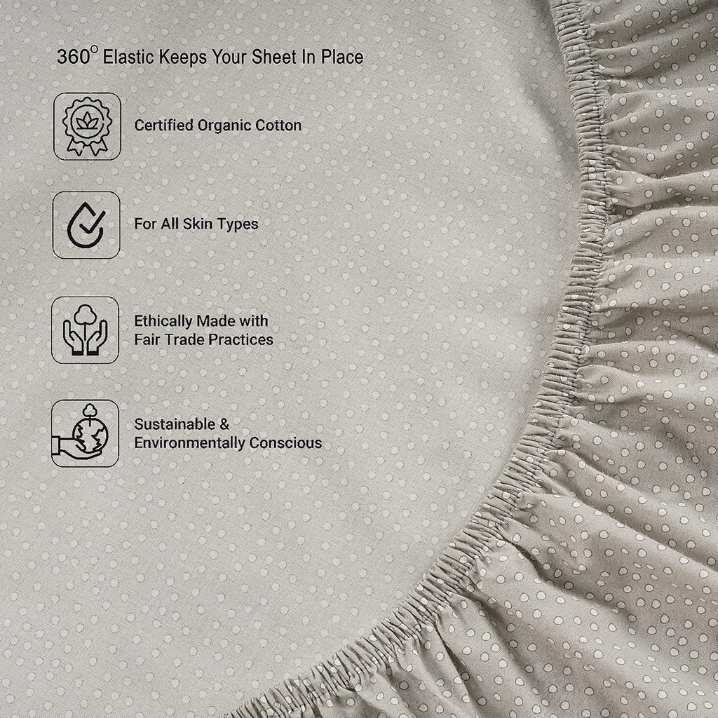 LANE LINEN Twin XL Fitted Sheet, 100% Organic Cotton 2-Piece Set (1 Fitted Sheet, 1 Pillowcase), Percale Weave, Bottom Sheet, Soft, Fits…