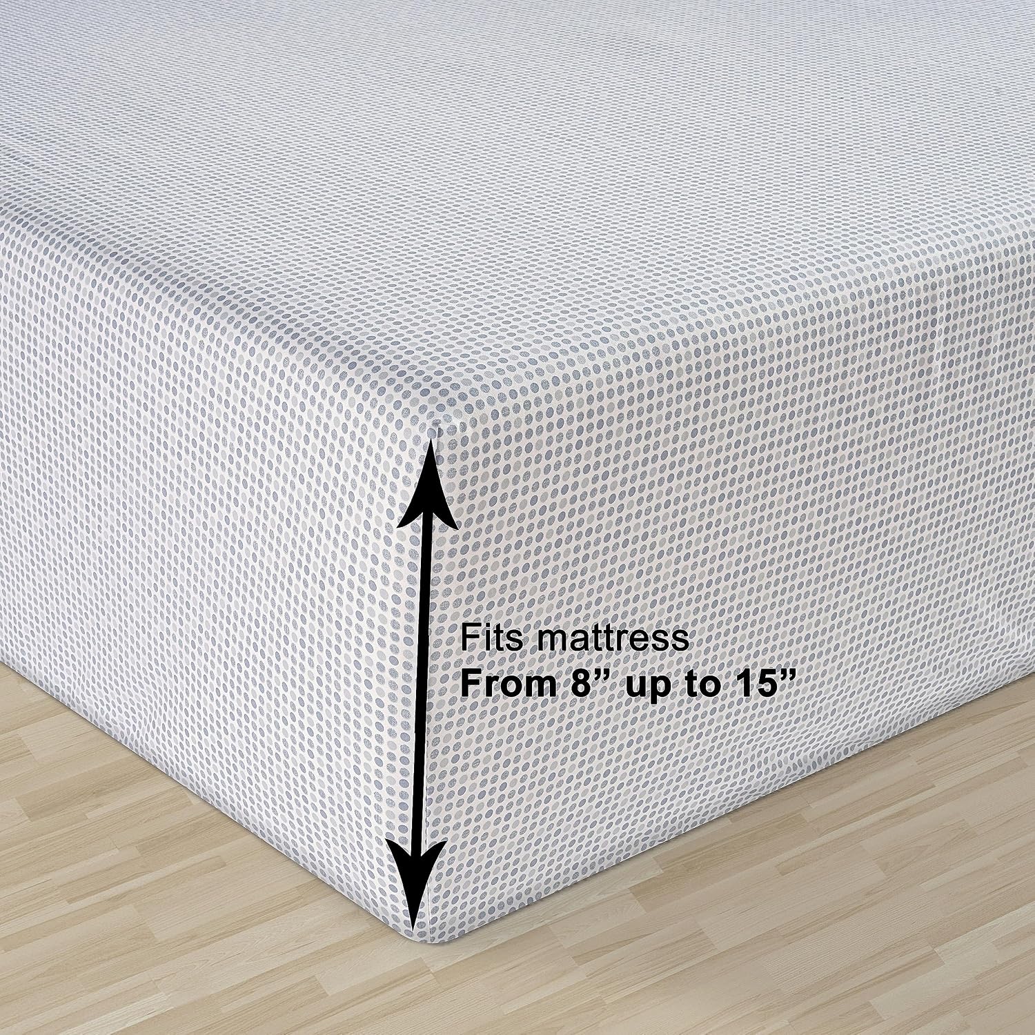 LaneLinen LANE LINEN 100% Organic Cotton Pre Washed Extra Long Twin Sheets Low Pill Fade Resistant Macine Wash Naturally Temperature Regula…