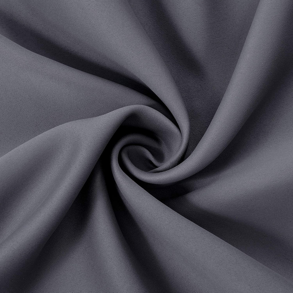Lemomo Blackout Curtains 66 x 95 inch/Grey Curtains Set of 2 Panels/Thermal Insulated Room Darkening Bedroom Curtains 95 inch Grey