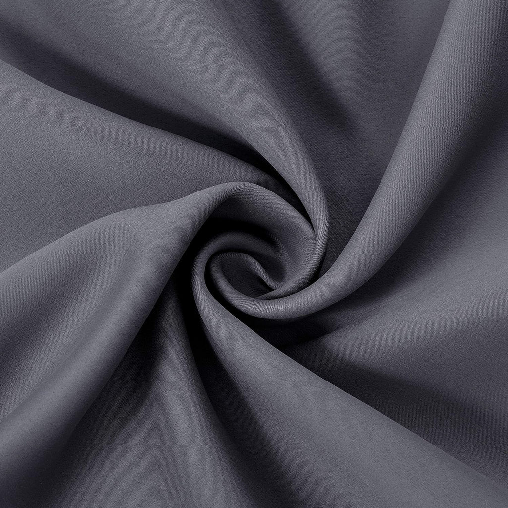 Lemomo Grey Thermal Blackout Curtains/38 x 63 Inch/Set of 2 Panels Room Darkening Curtains for Bedroom 63 Inch Grey