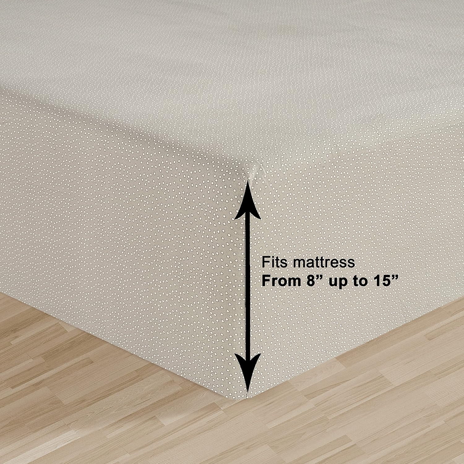 LANE LINEN Twin XL Fitted Sheet, 100% Organic Cotton 2-Piece Set (1 Fitted Sheet, 1 Pillowcase), Percale Weave, Bottom Sheet, Soft, Fits…