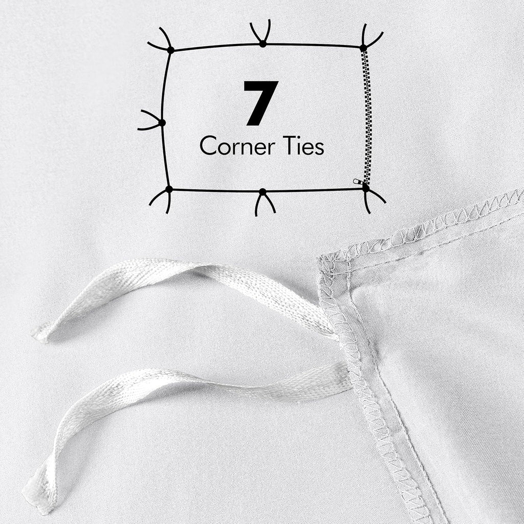 Utopia Bedding Duvet Cover Twin Size - 2 Piece with Zipper Closure - 1 Comforter Cover 68X90 Inches & 1 Pillow Sham 20X26 Inches (White)…
