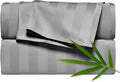 PureBamboo Pure Bamboo Split King Sheets, Genuine 100% Organic Viscose Derived from Bamboo Bed Sheet Set, Soft & Cooling, Double Stitching,…