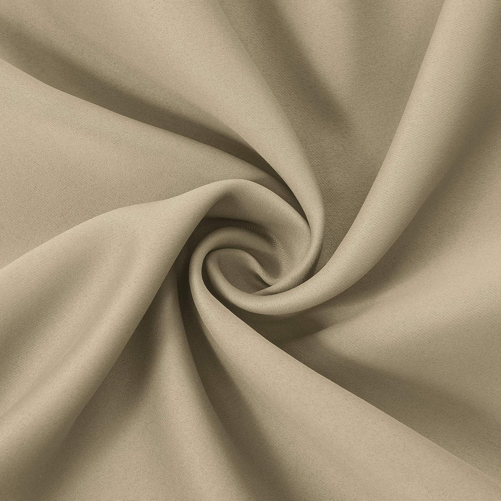 Lemomo Beige Blackout Curtains 34 x 63 Inch Length/Set of 2 Curtain Panels/Thermal Insulated Room Darkening Blackout Curtains for Bedroom 6…