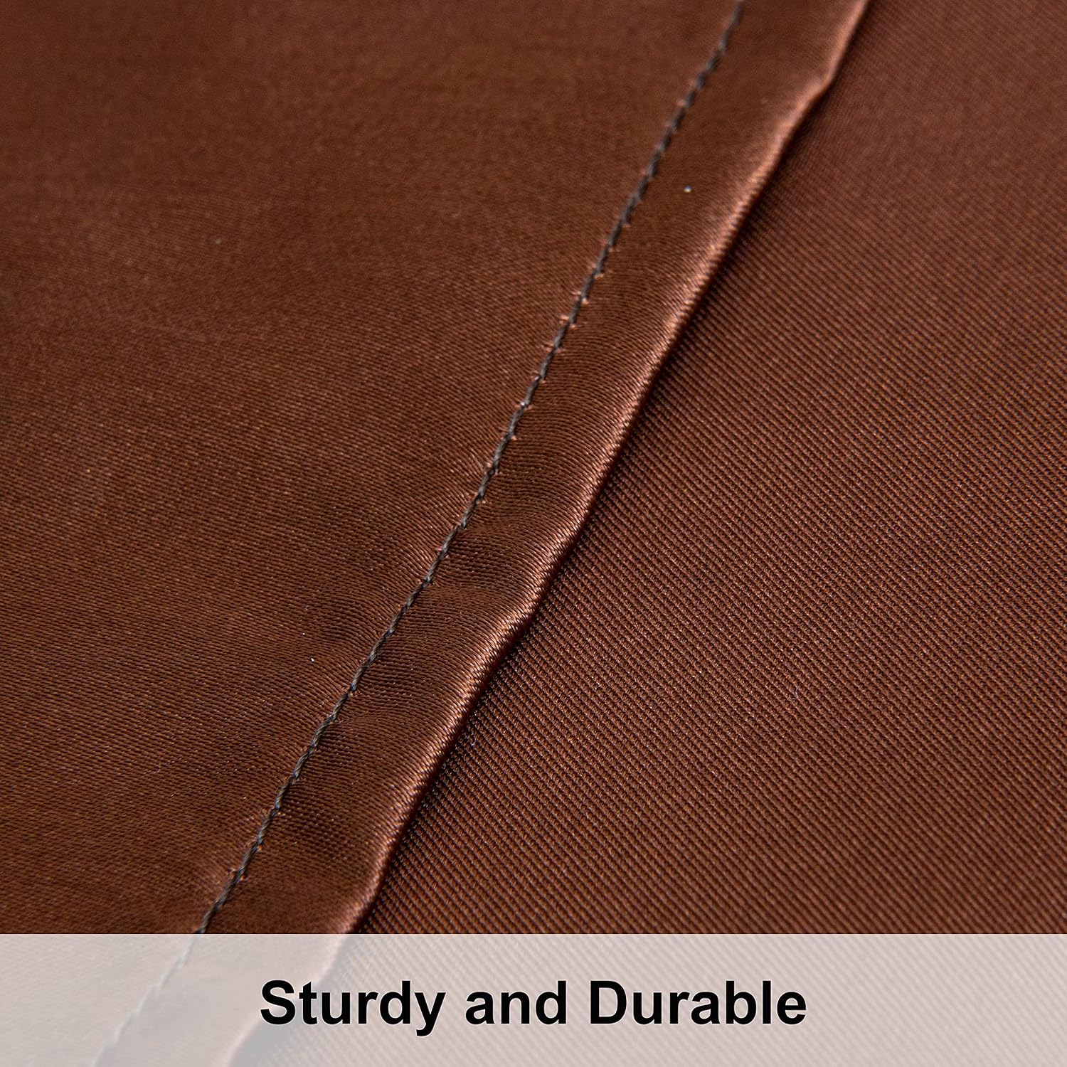 Ntbay 2 Pack Satin King Pillowcases for Hair and Skin, Luxurious and Silky Pillow Cases with Envelope Closure, 20x36 Inches, Brown 2 Pack 3…