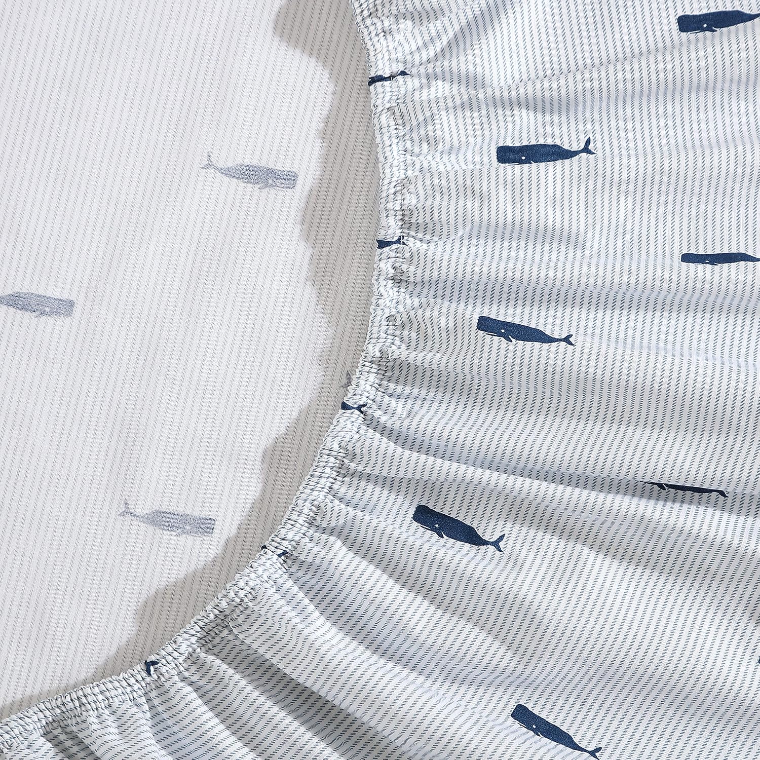 Nautica King Size Sheets Set, Crisp & Tailored Cooling Sheets with a Smooth Cotton Percale Lightweight Feel - Bed Sheets with Matching Pill…
