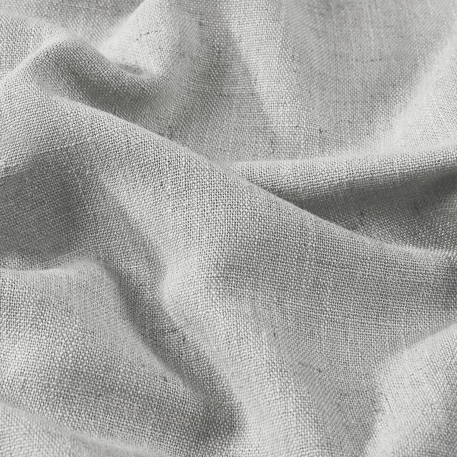 VisionHome Vision Home Light Gray Pinch Pleated Full Blackout Curtains Linen Blended 60" Wide Thermal Insulated Window Panels 95 inch for B…