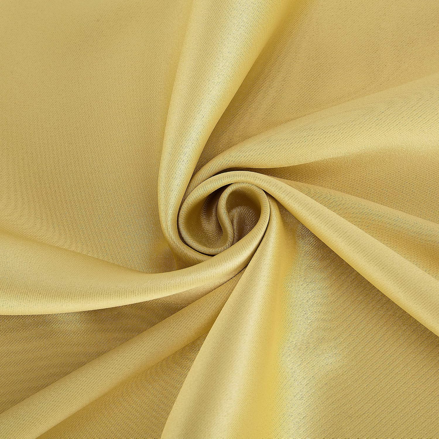 Sun Zero Nordic 2-pack Theater Grade Extreme 100% Blackout Grommet Curtain Panel Pair, 52" x 63", Flax