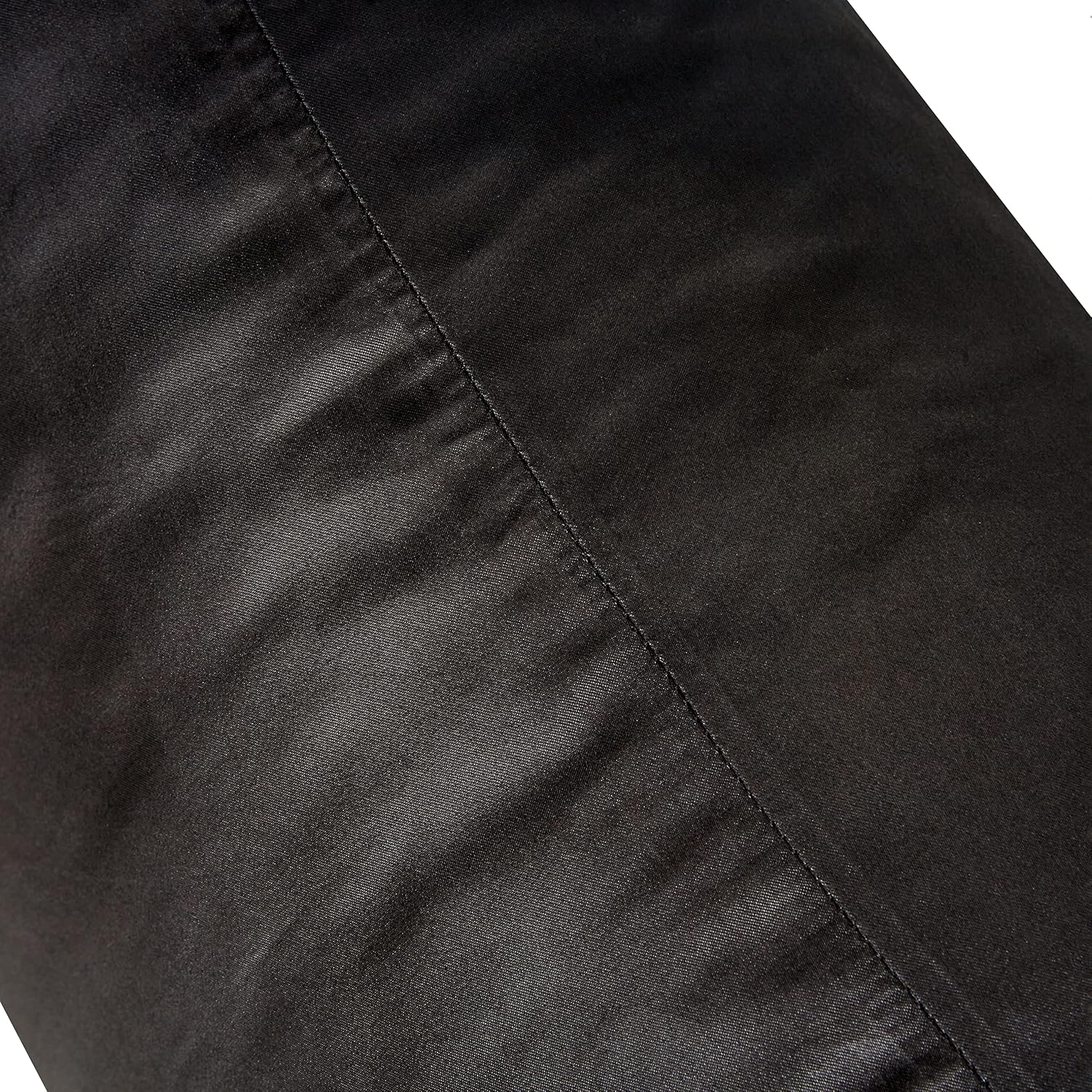 HommxJF Black Satin Pillowcase Standard Set of 2 with Envelope Closure, Black Silk Pillowcase for Hair and Skin (20x26) Black