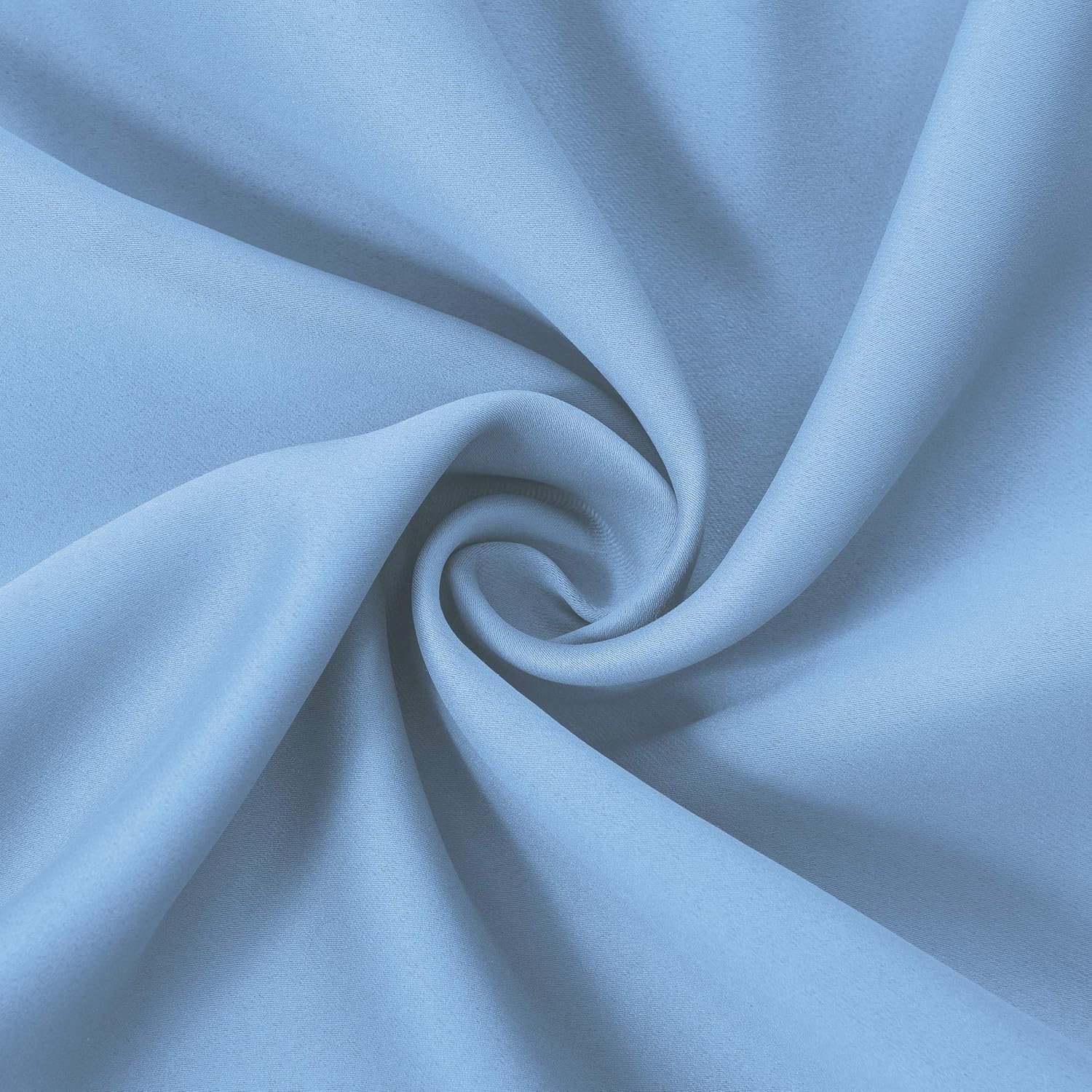 Lemomo Sky Blue Thermal Blackout Curtains/38 x 63 Inch/Set of 2 Panels Room Darkening Curtains for Bedroom 63 Inch Blue