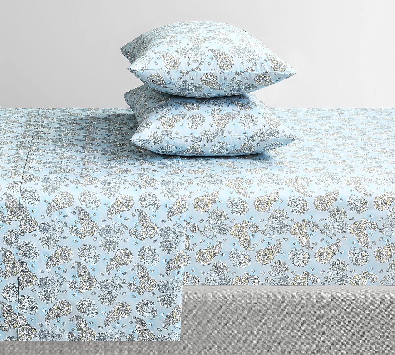 Featherstitchnewyork Feather & Stitch Softest 100% Cotton Sheets, 300 Thread Count Percale Weave Bedding, 16" Deep Pocket, Cooling Sheets,…