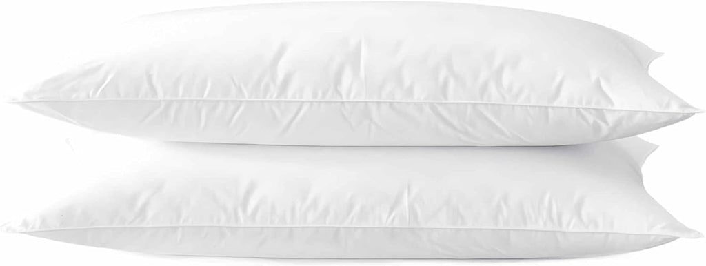 2 Pack Standard down alternative pillows in White