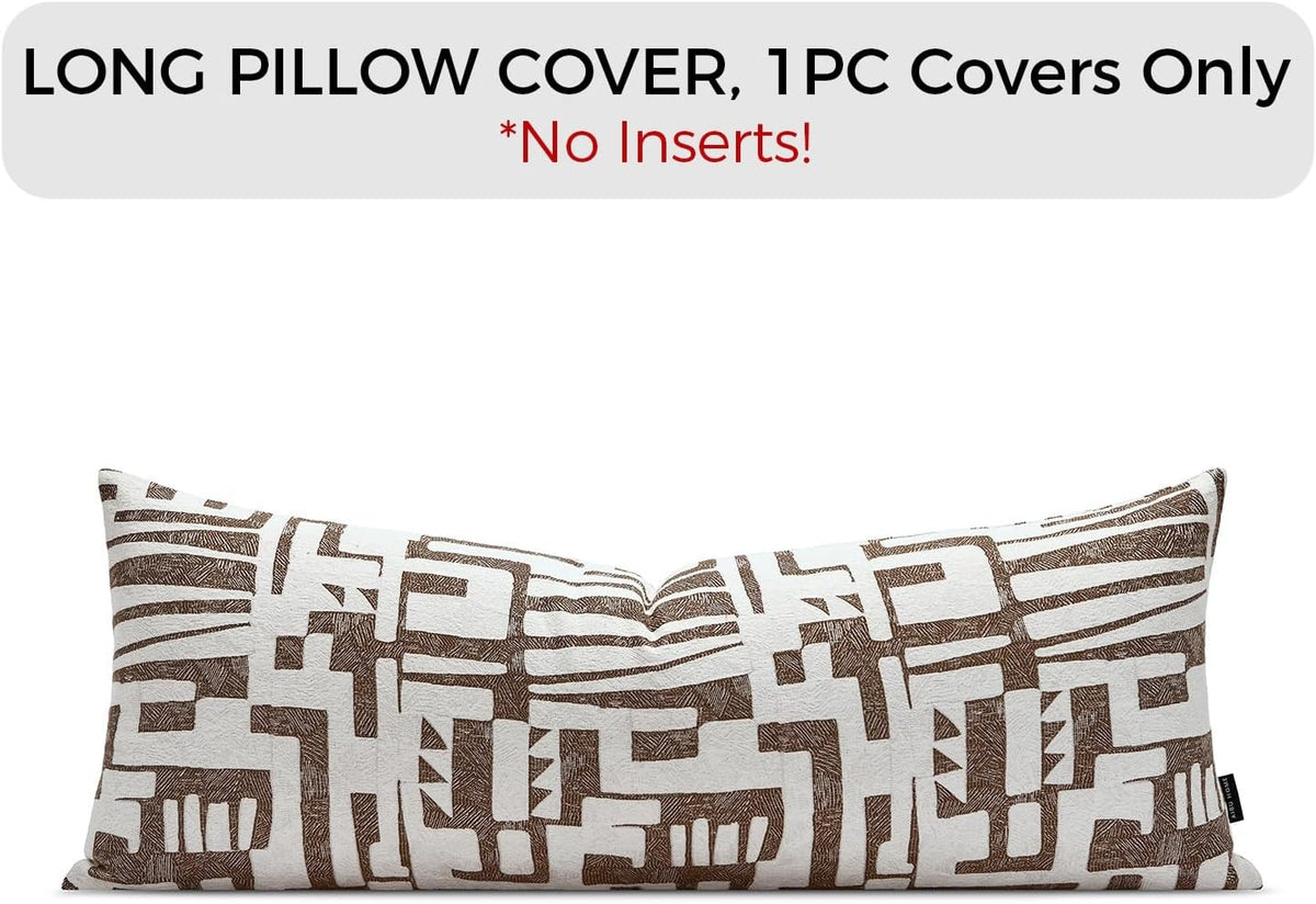 36"L x 14"W polyester throw pillow accessories in Light Brown, alternate view 9
