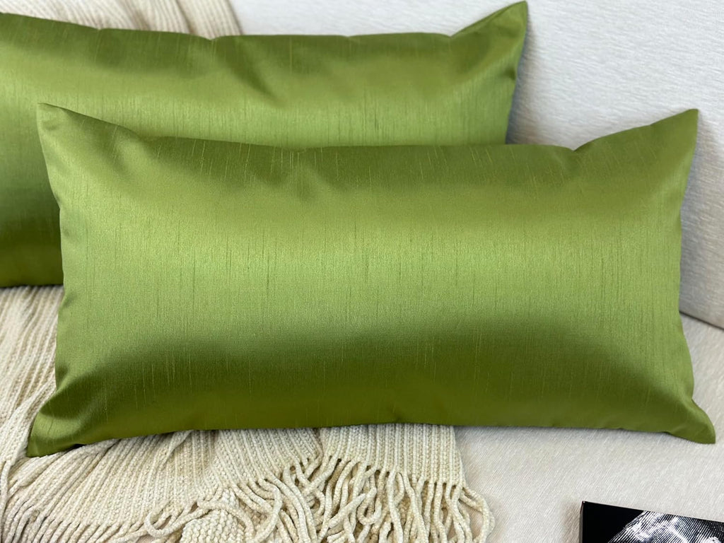 24"L x 12"W polyester throw pillow accessories in Green, alternate view 7