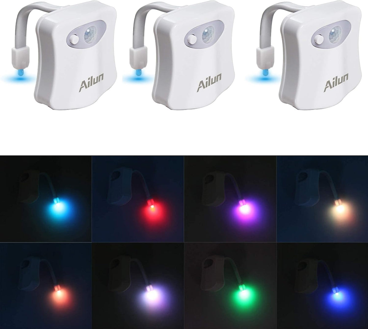 4.13"D x 4.57"W x 2.85"H plastic night lights & ambient lighting, alternate view 3