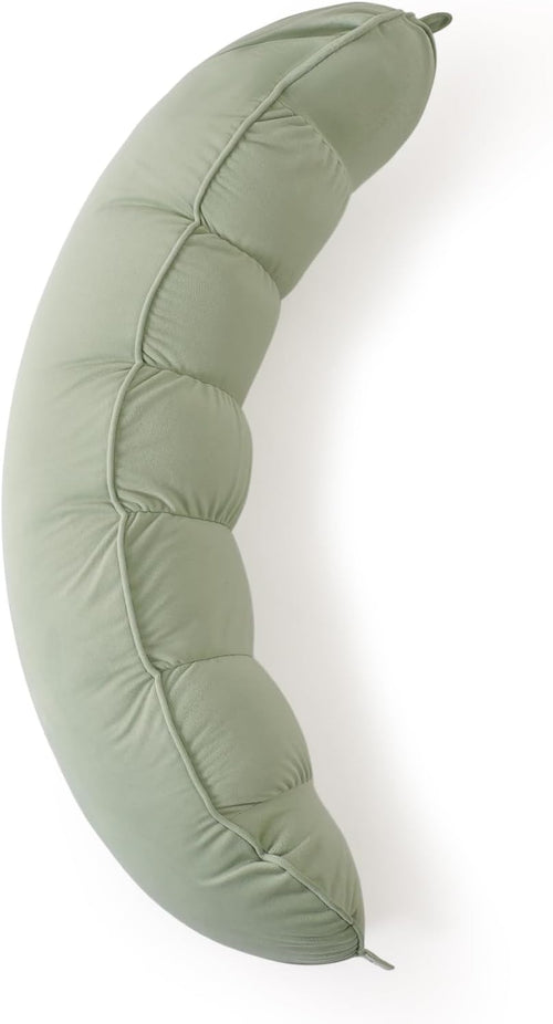 39" polyester body pillows in Celadon Green
