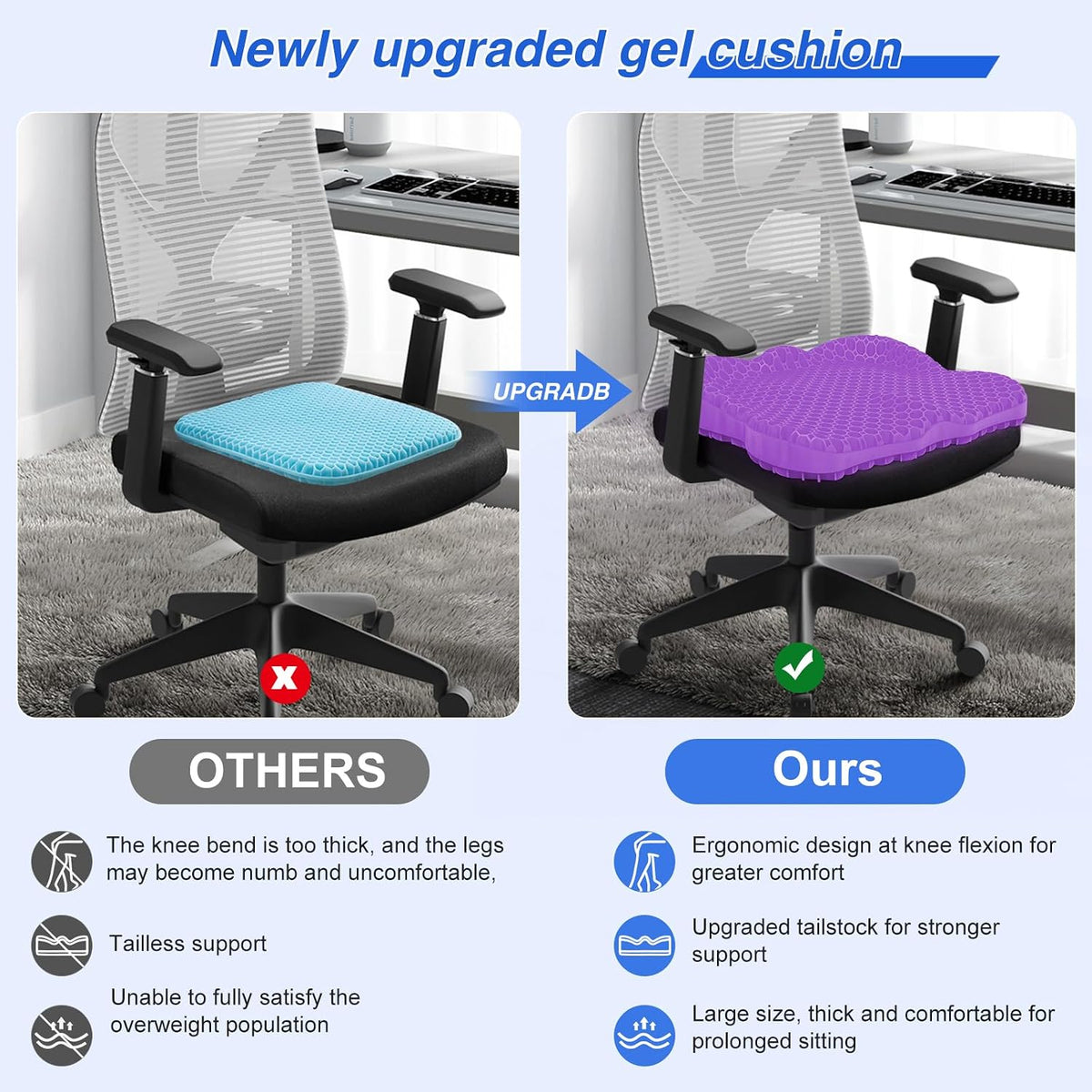 XX-Larger(19.7*16.1*3.5in) chair & sofa cushions in Violet, alternate view 4