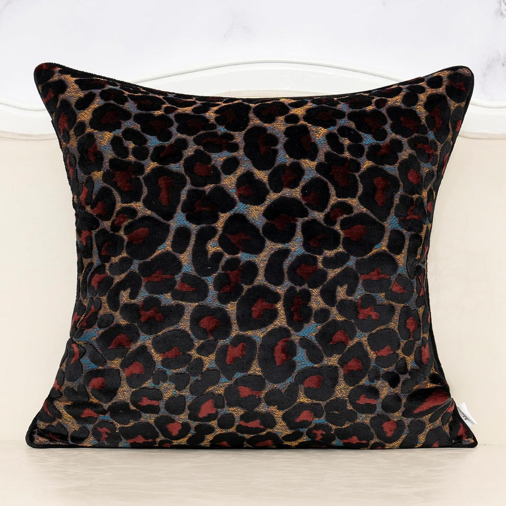20"L x 20"W velvet throw pillow accessories in Black