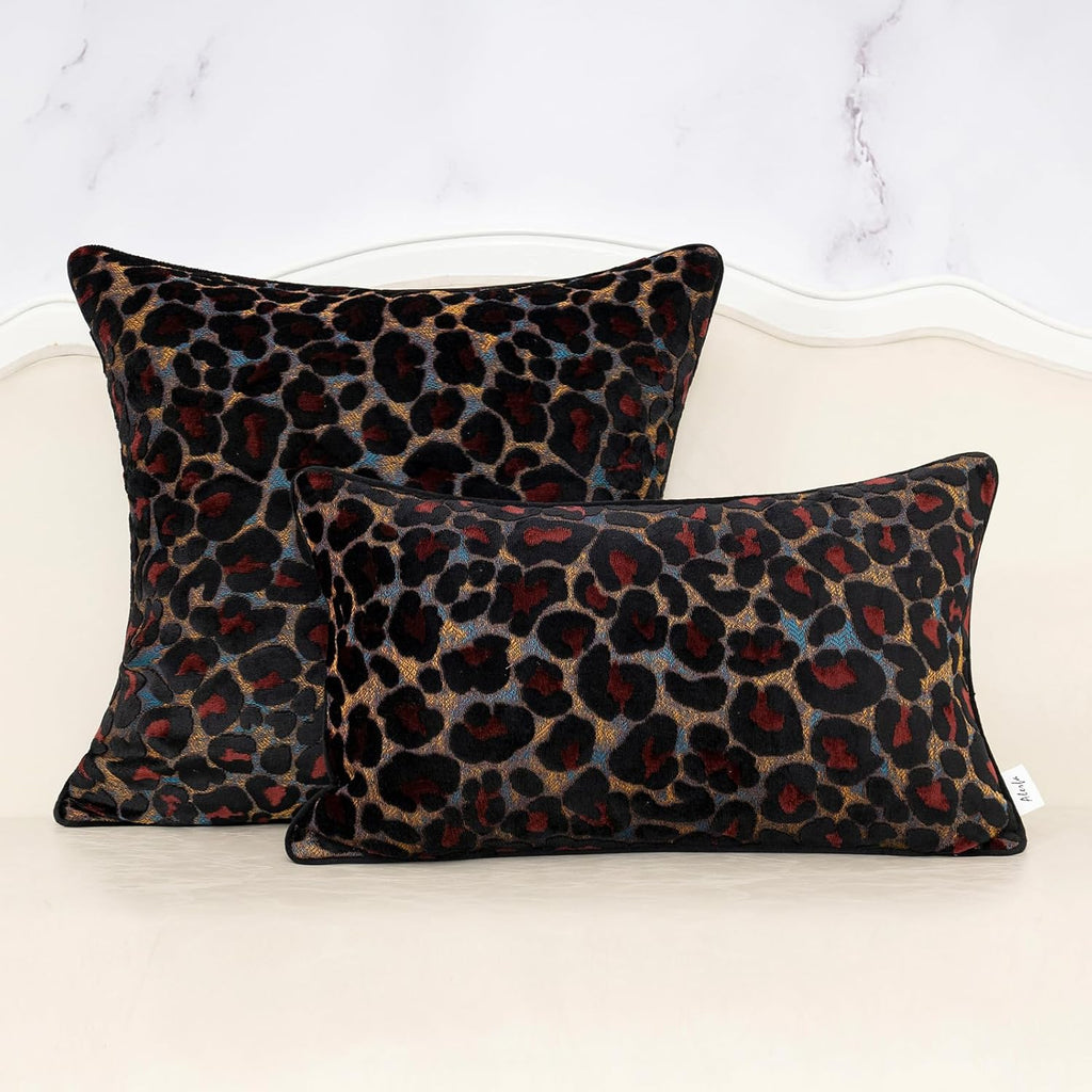 20"L x 20"W velvet throw pillow accessories in Black, alternate view 3
