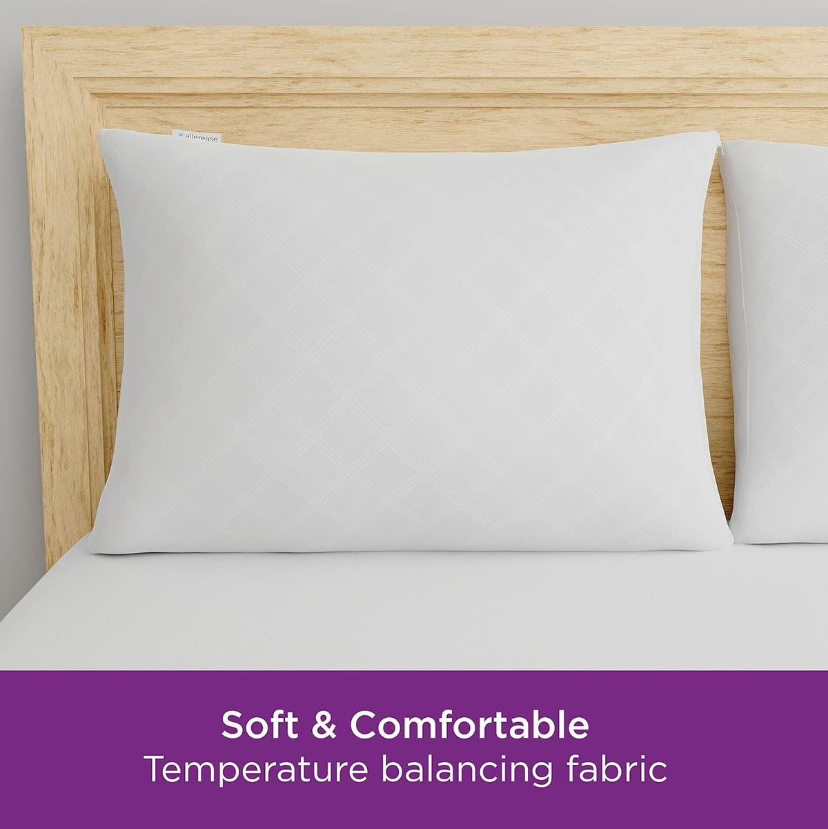 King polyester pillowcases in White, alternate view 3