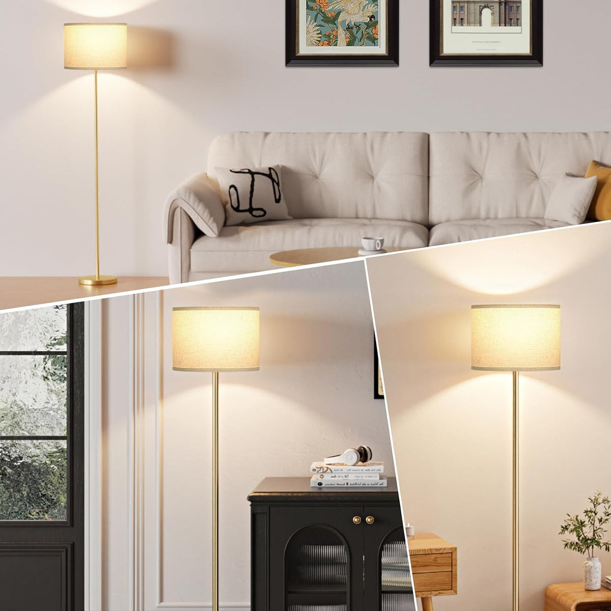 10.24"D x 7.87"W x 60"H metal floor lamps, alternate view 6