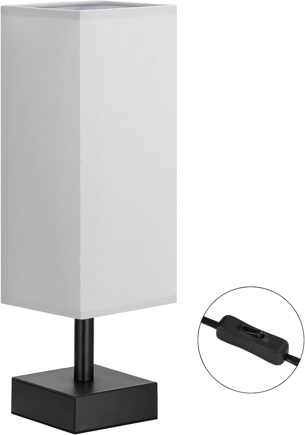 4.06"D x 4.06"W x 13.23"H plastic table lamps, alternate view 2