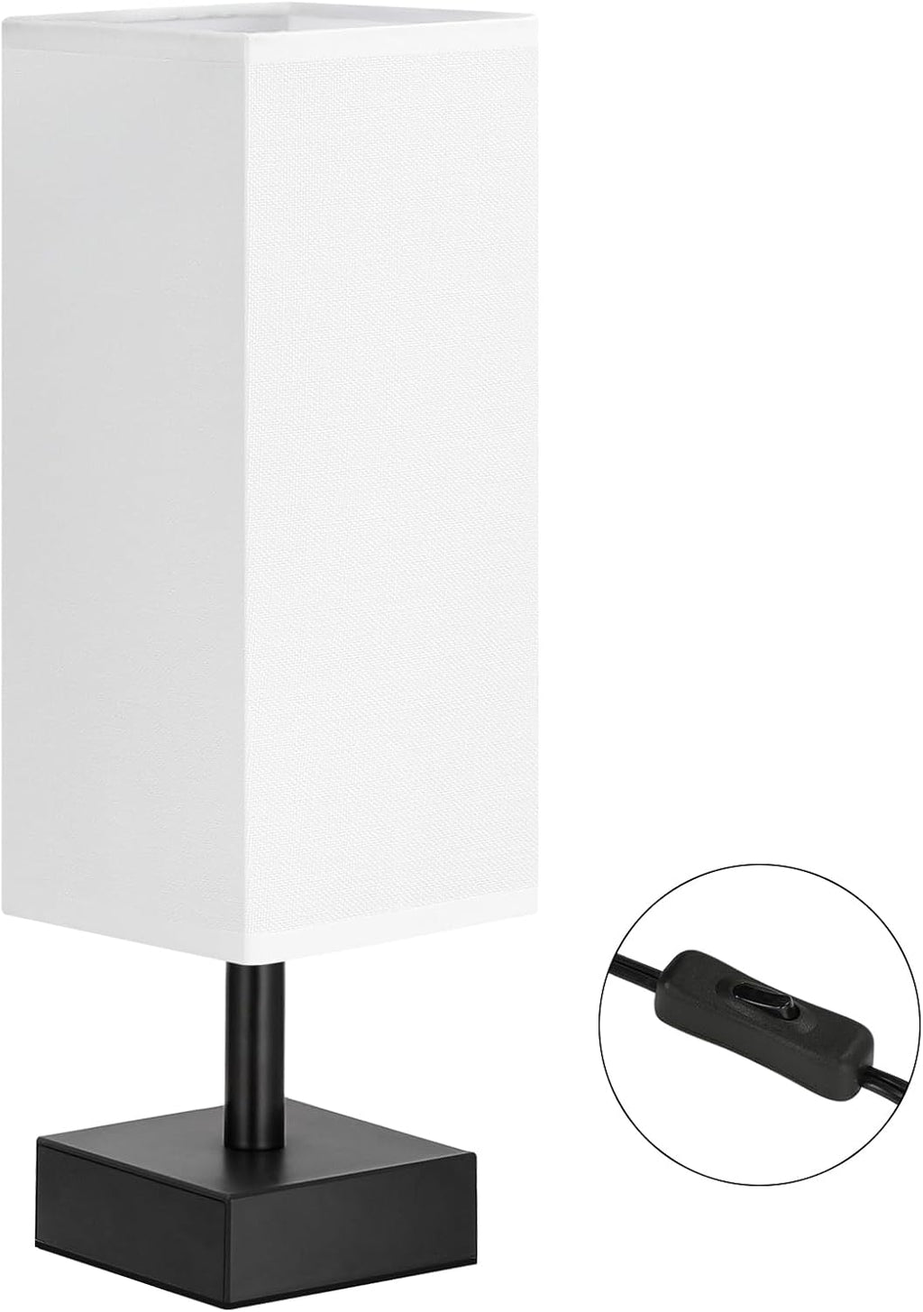 4.06"D x 4.06"W x 13.23"H plastic table lamps, alternate view 2