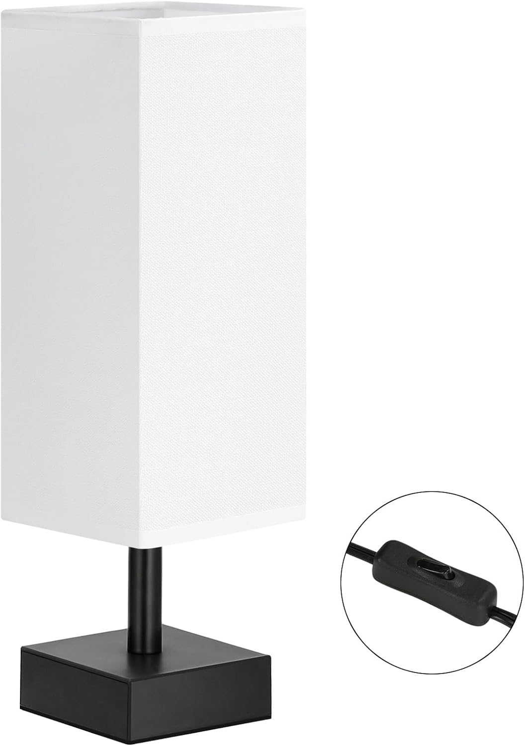 4.06"D x 4.06"W x 13.23"H plastic table lamps, alternate view 2