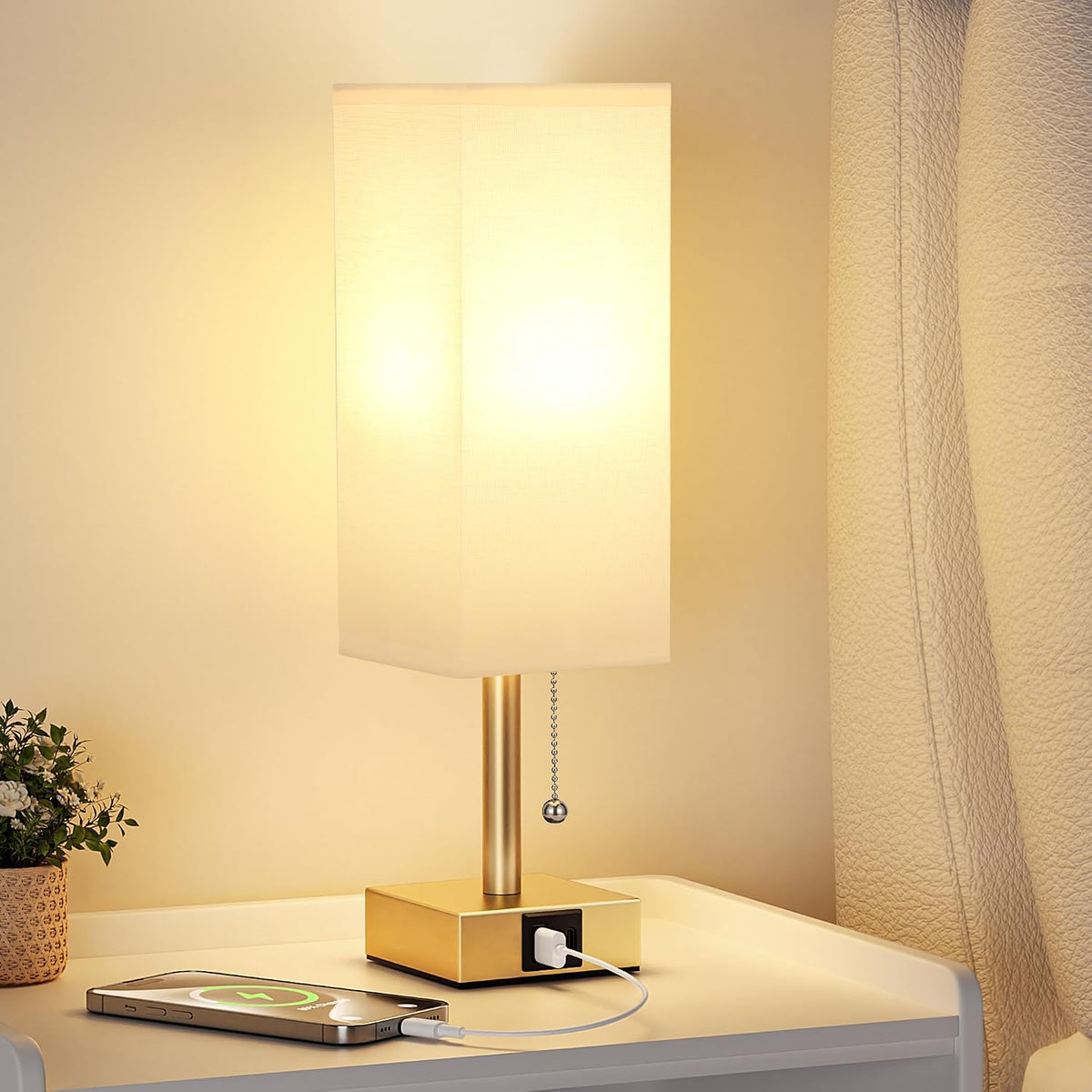 4.06"D x 4.06"W x 14.34"H plastic table lamps, alternate view 6
