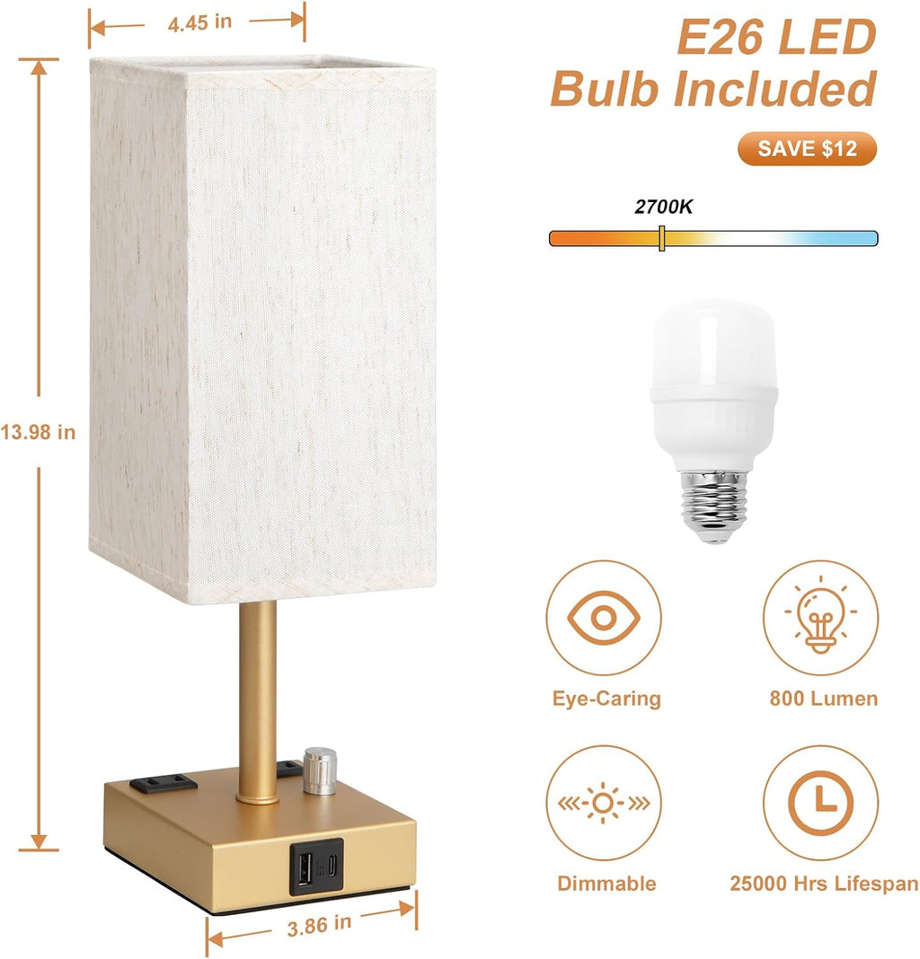 4.45"D x 4.45"W x 13.98"H table lamps, alternate view 4