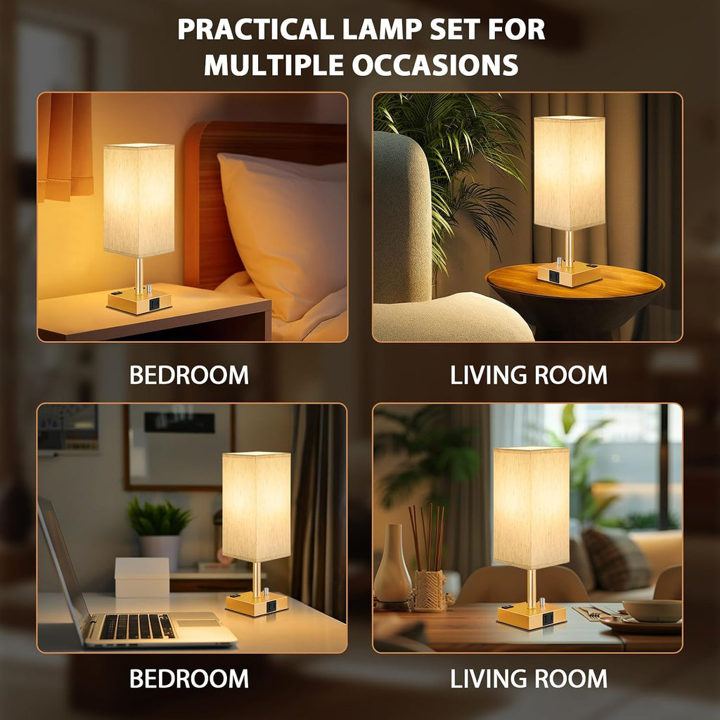 4.45"D x 4.45"W x 13.98"H table lamps, alternate view 6