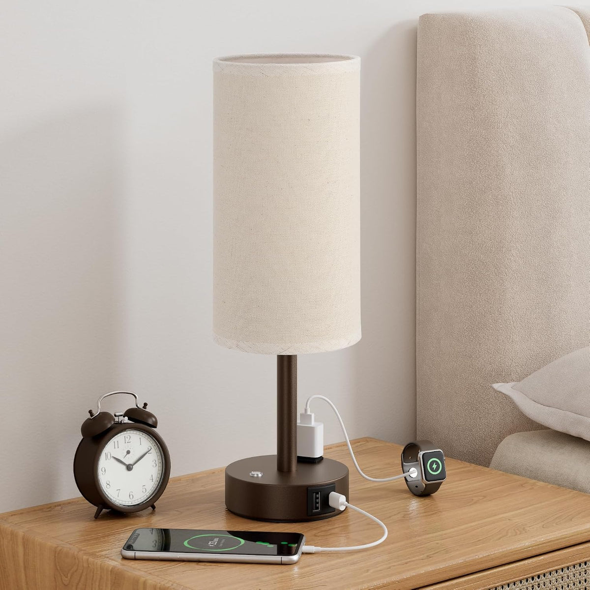 4.61"D x 4.61"W x 9.25"H metal table lamps