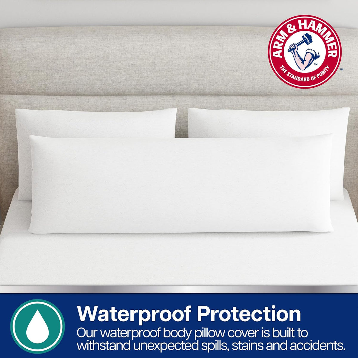 Body polyester pillowcases in White, alternate view 3