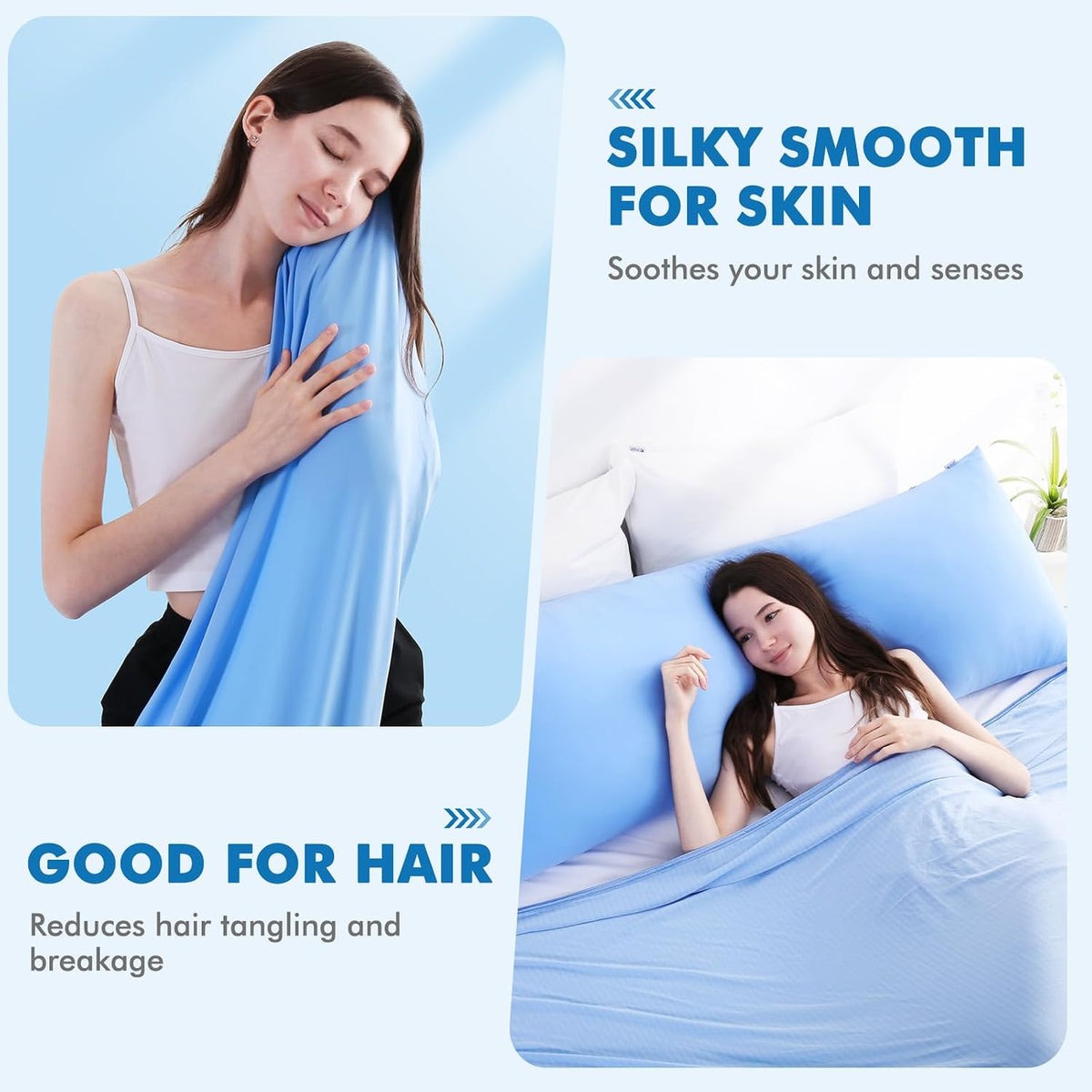 Body nylon pillowcases, alternate view 3