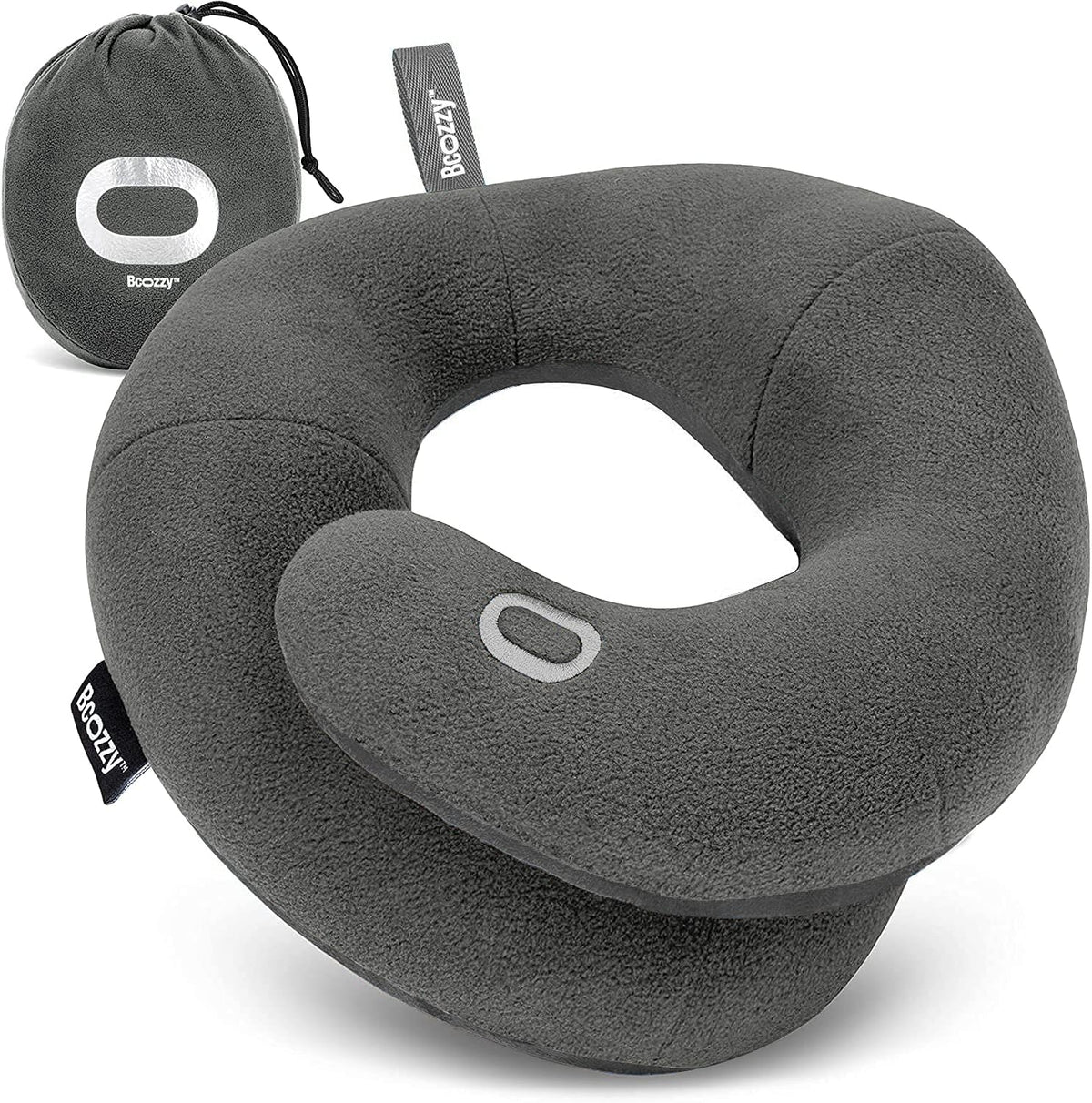 X-Large polyester travel pillows in Gray