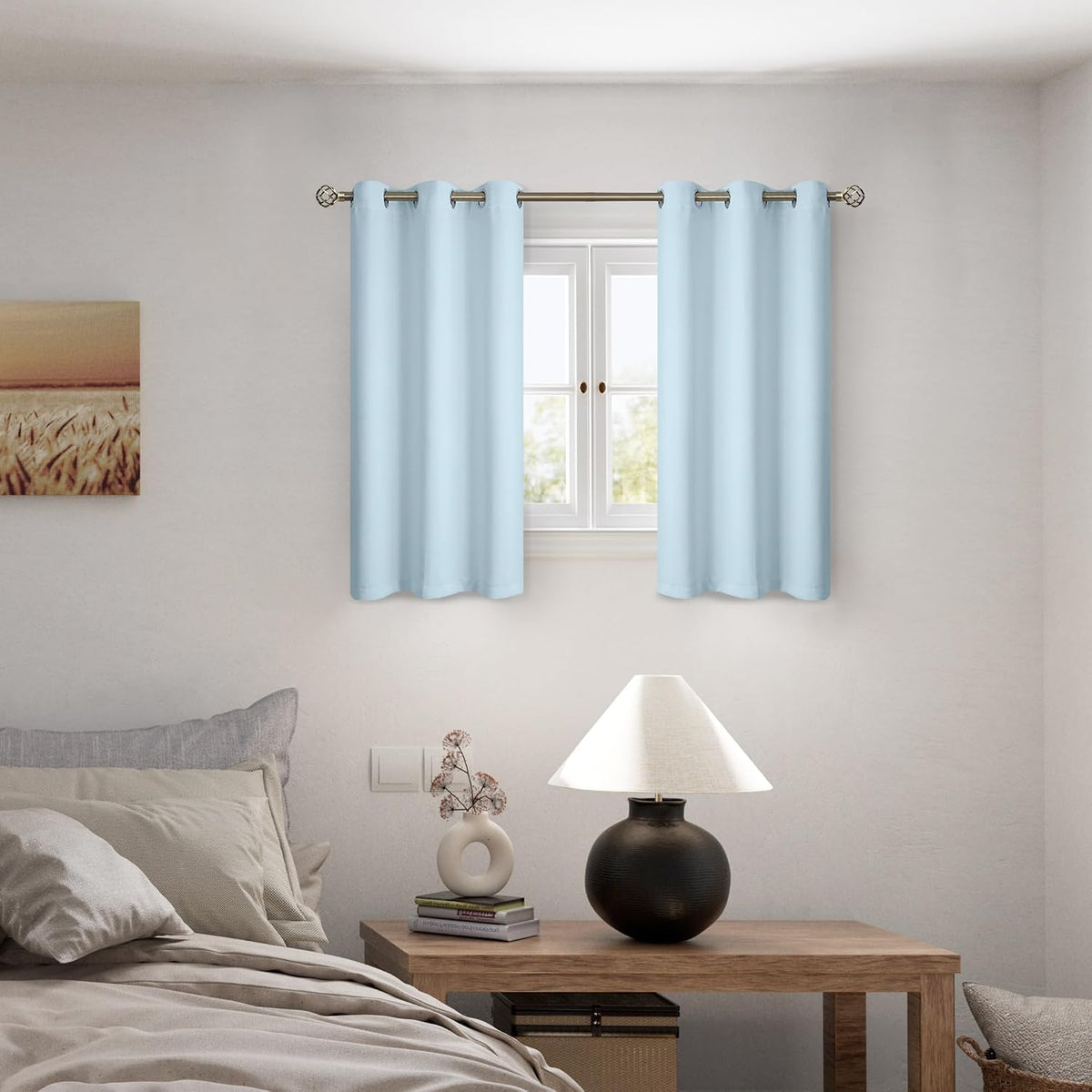 45"L x 42"W polyester curtains, alternate view 2