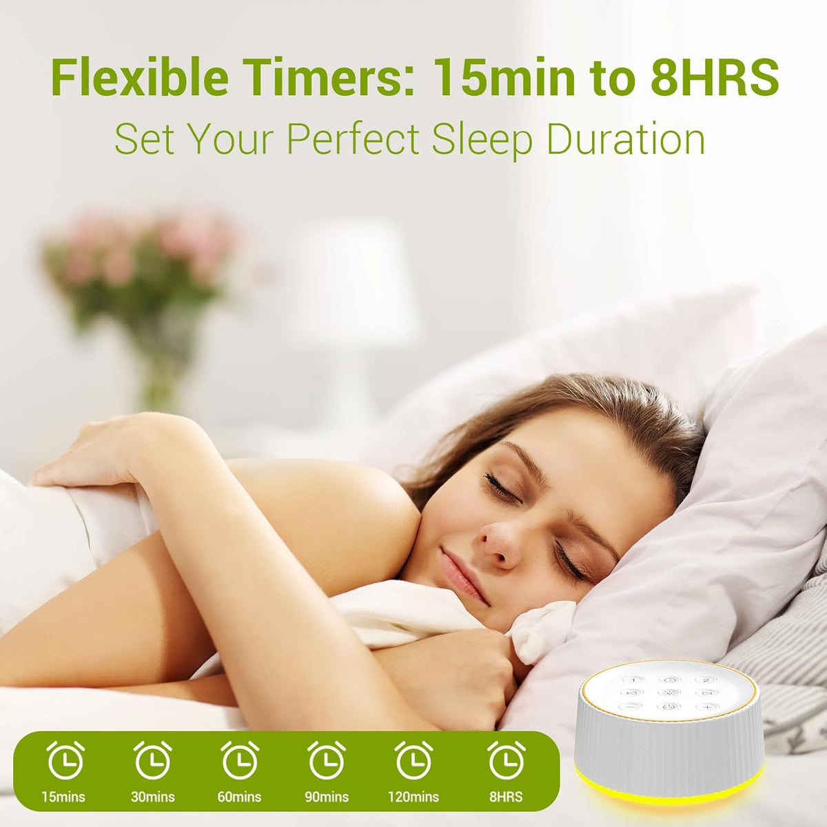 plastic white noise machines in White, alternate view 3