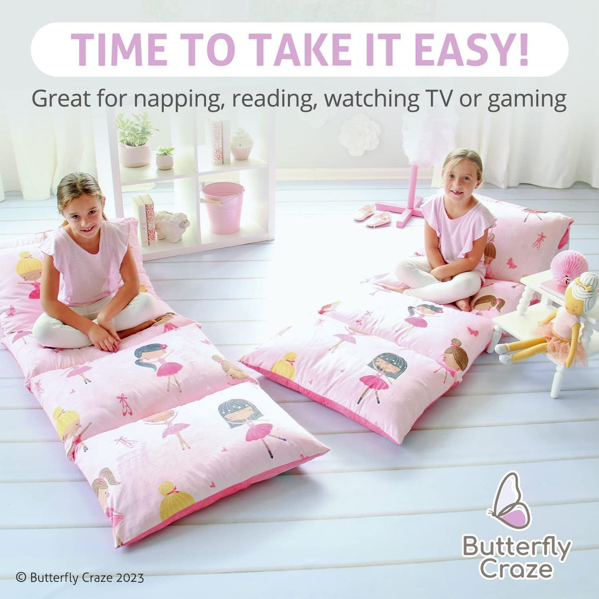 King throw pillows in Pink Ballerina, alternate view 7